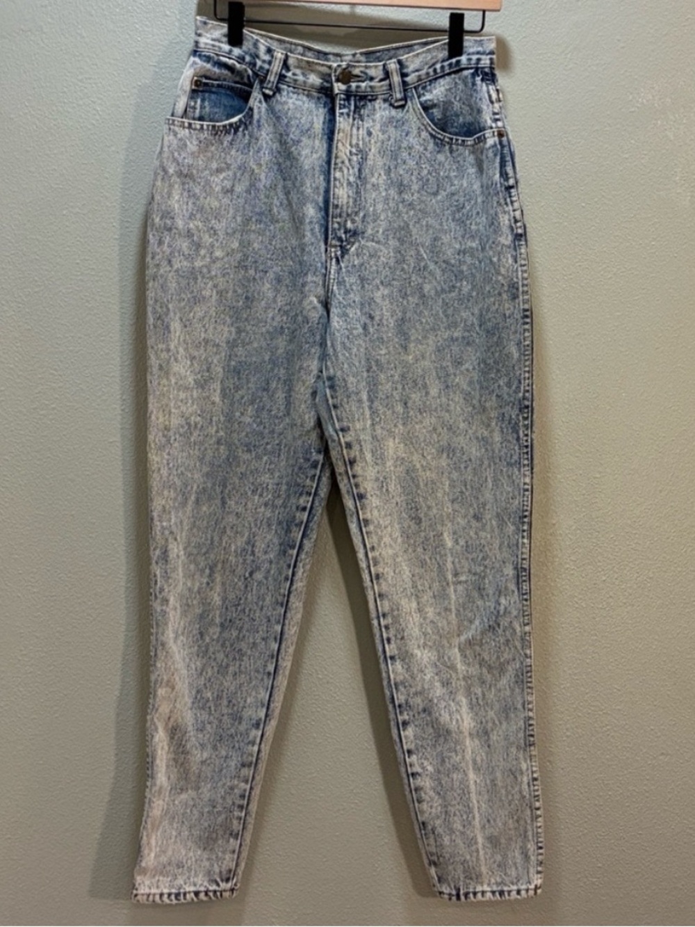 Vintage Stefano International Mom Jeans Womens Size 12 High Rise Acid Wash 90s